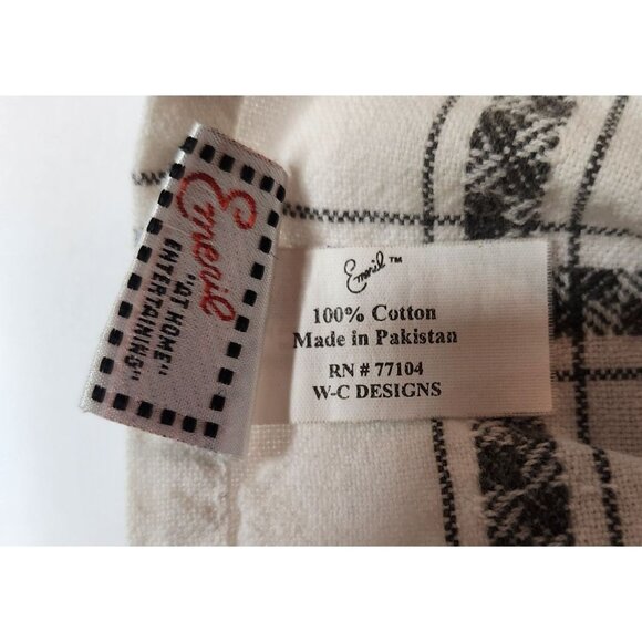 Emeril At Home Entertaining Cotton Plaid Tablecloth 53" x 84" - Picture 3 of 5